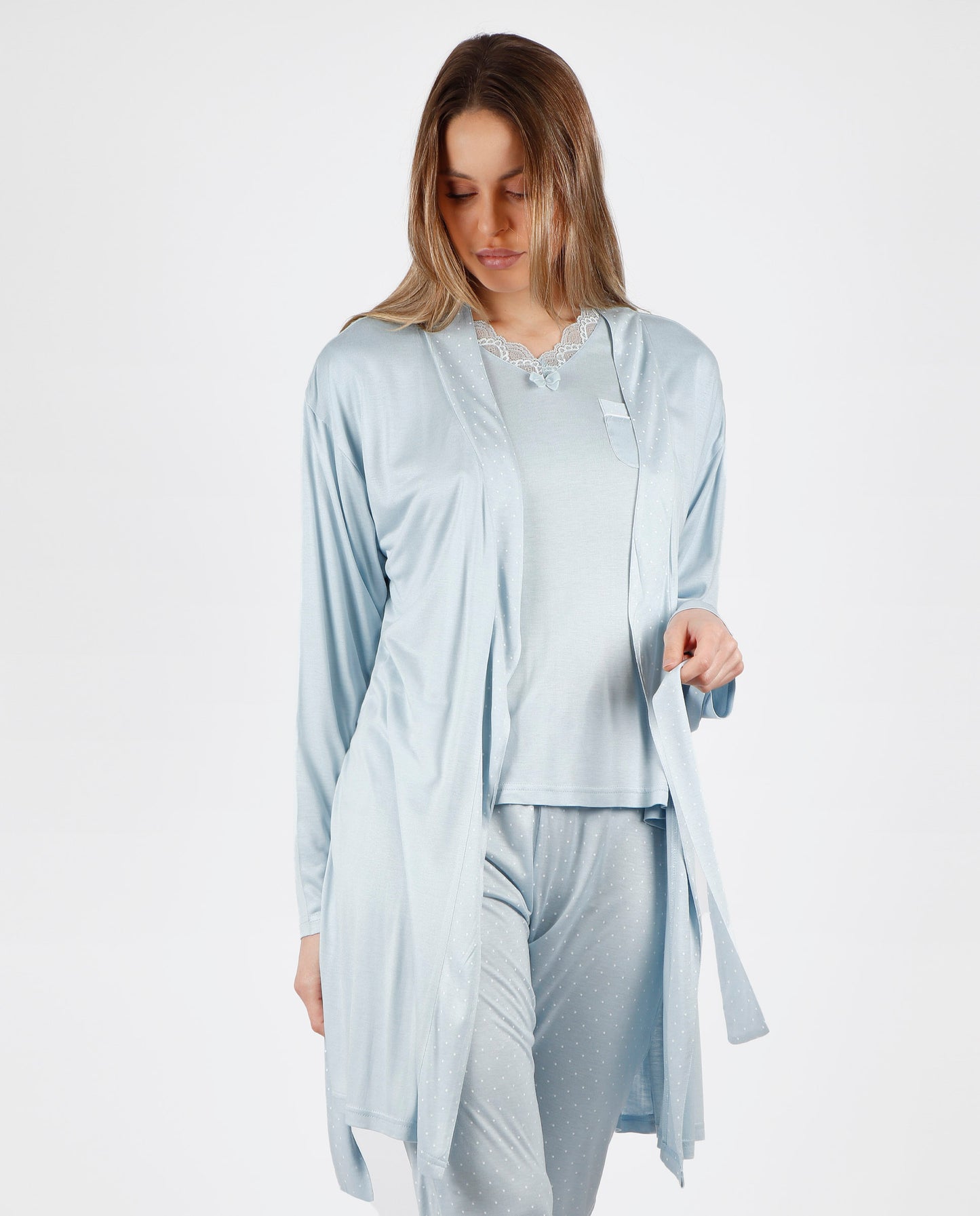 Bata Manga Larga Soft Secret para Mujer