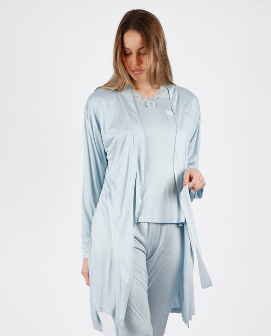 Bata Manga Larga Soft Secret para Mujer