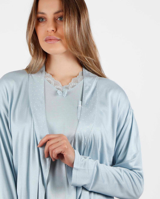 Bata Manga Larga Soft Secret para Mujer