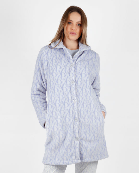 Bata Manga Larga Calentita Logo Soft para Mujer