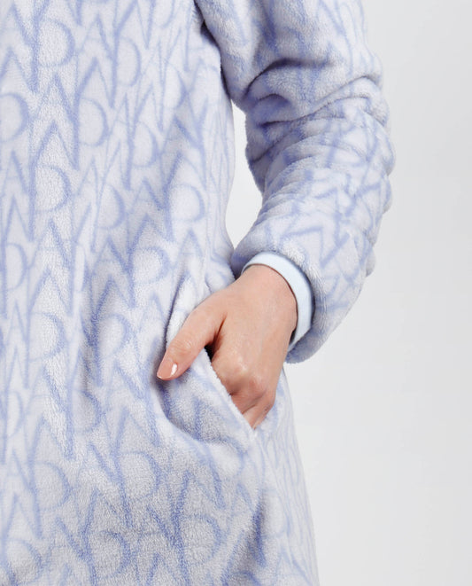 Bata Manga Larga Calentita Logo Soft para Mujer