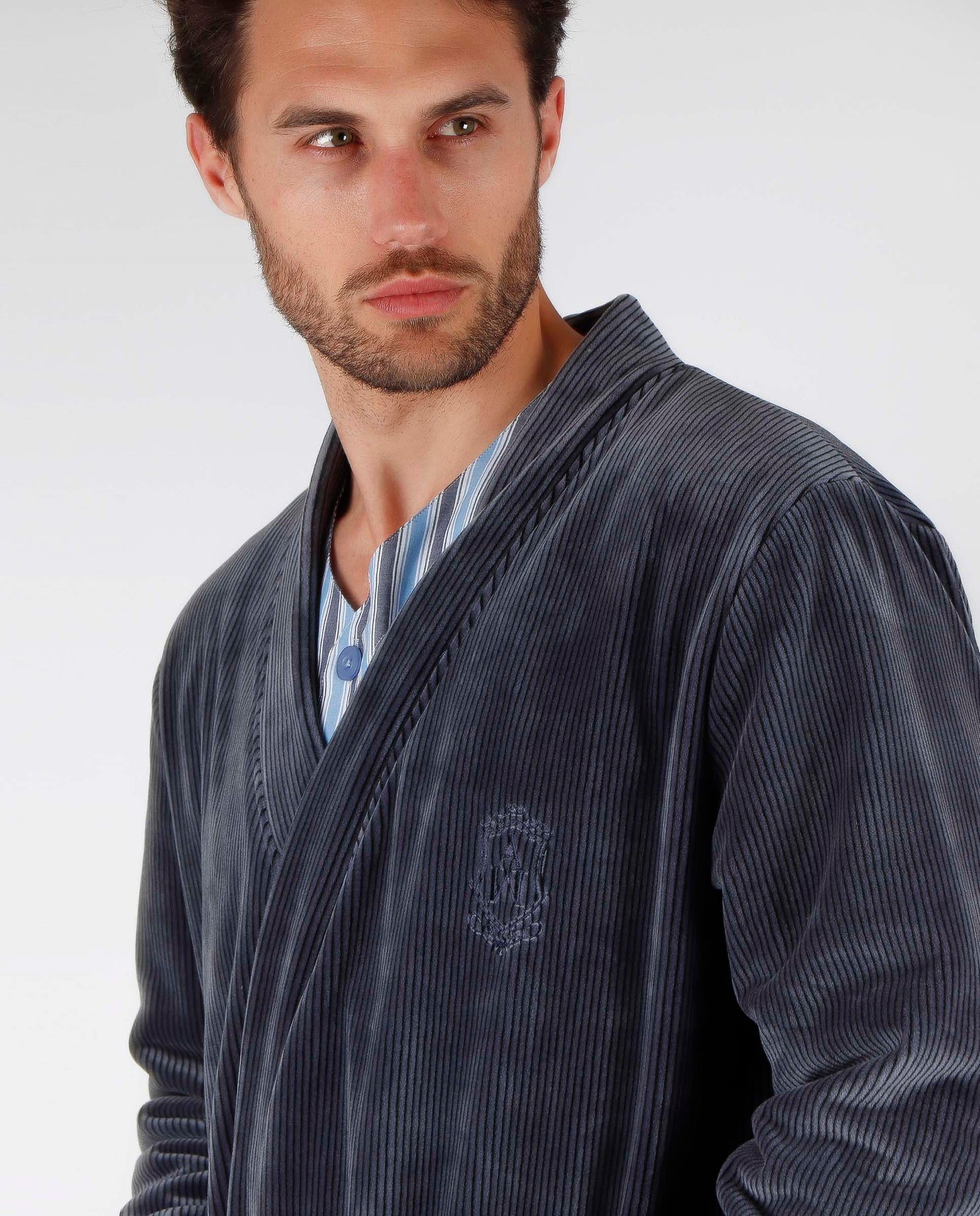 Bata Manga Larga Every Stripe para Hombre