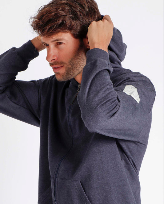 Chaqueta Manga Larga Azul Planet para Hombre