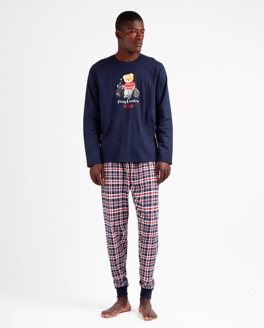 Pijama Manga Larga Bear para Hombre