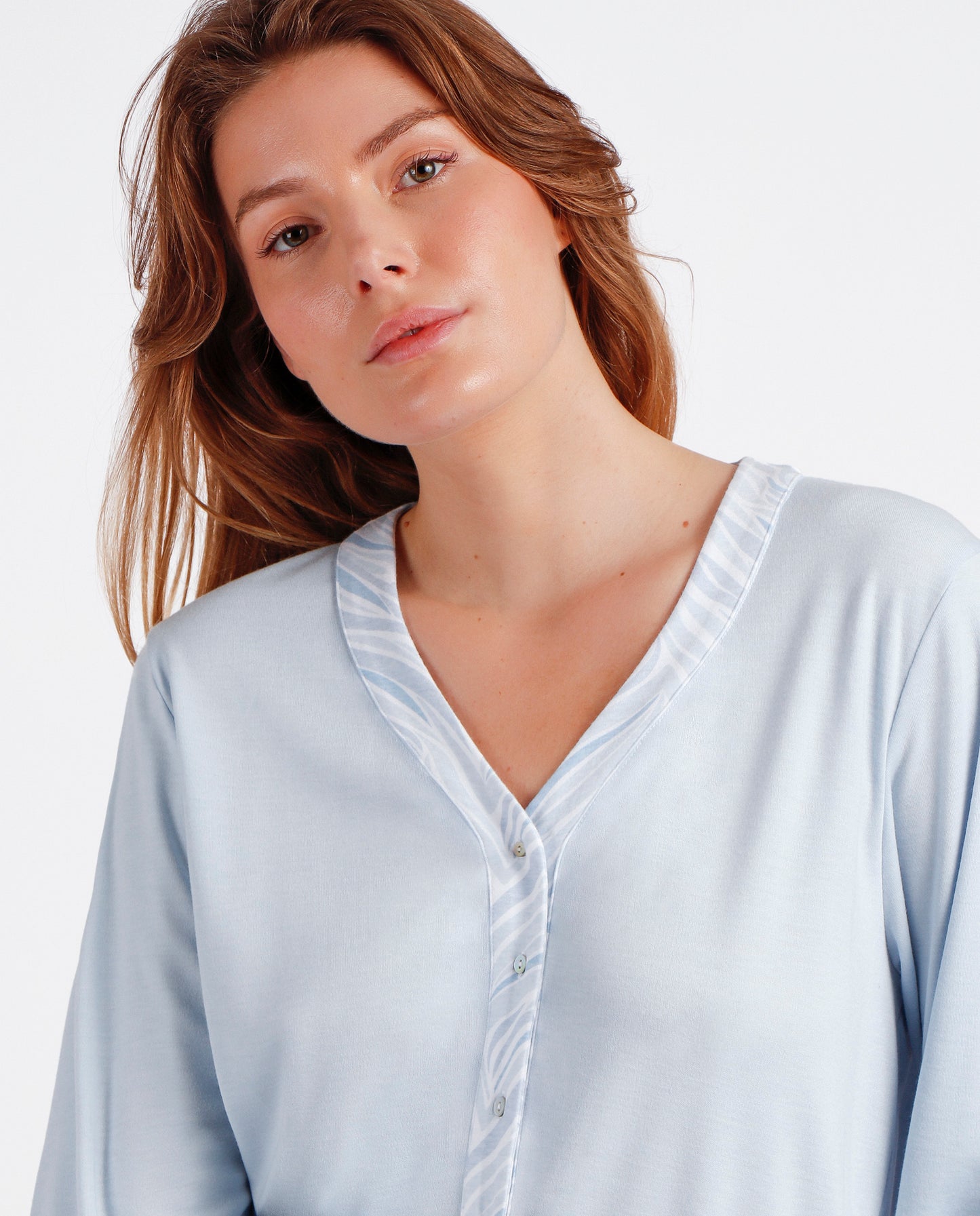 Pijama Tapeta Manga Larga Soft Forever Together para Mujer