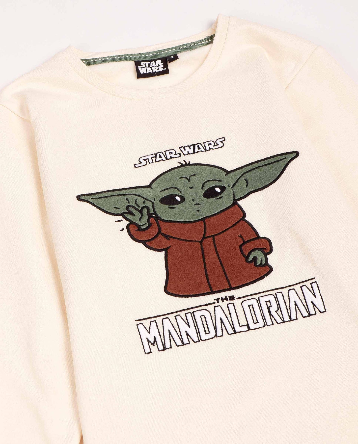 Pyjama à manches longues Baby Yoda mignon pour filles