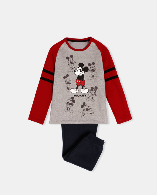 Pijama Manga Larga Mickey Shadows para Niño