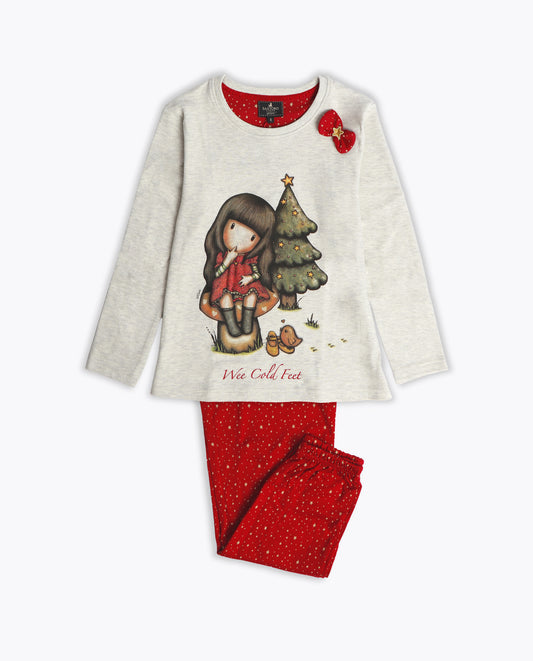 Pijama Manga Larga Wee Cold Feet para Niña