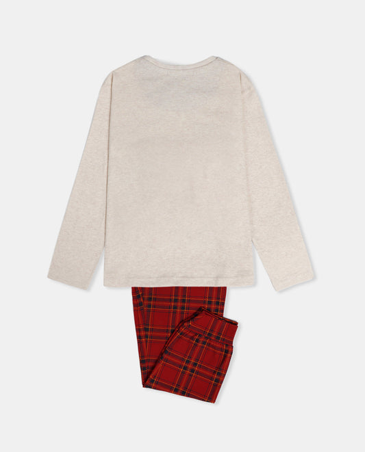 Pijama Manga Larga Keep Walking para Niña