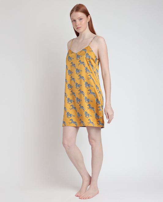 Camisola Tirantes Zebra Gold para Mujer