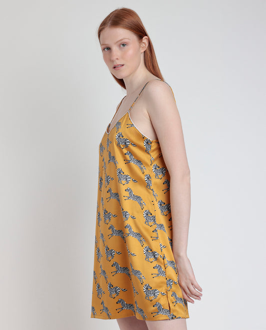 Camisola Tirantes Zebra Gold para Mujer