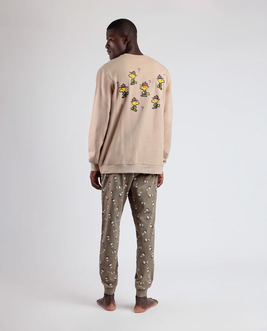 Pijama Manga Larga Felpa Beagle Scouts para Hombre