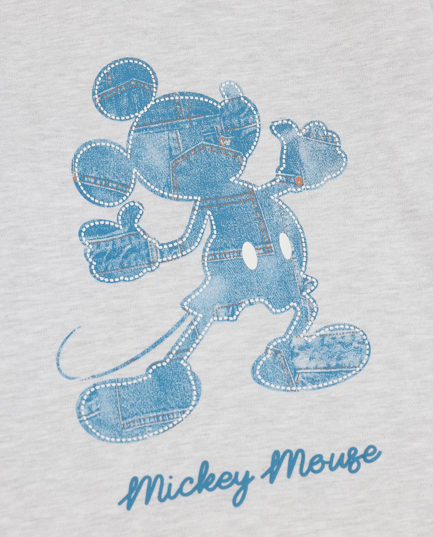 Pijama Manga Larga Mickey Jeans para Niño