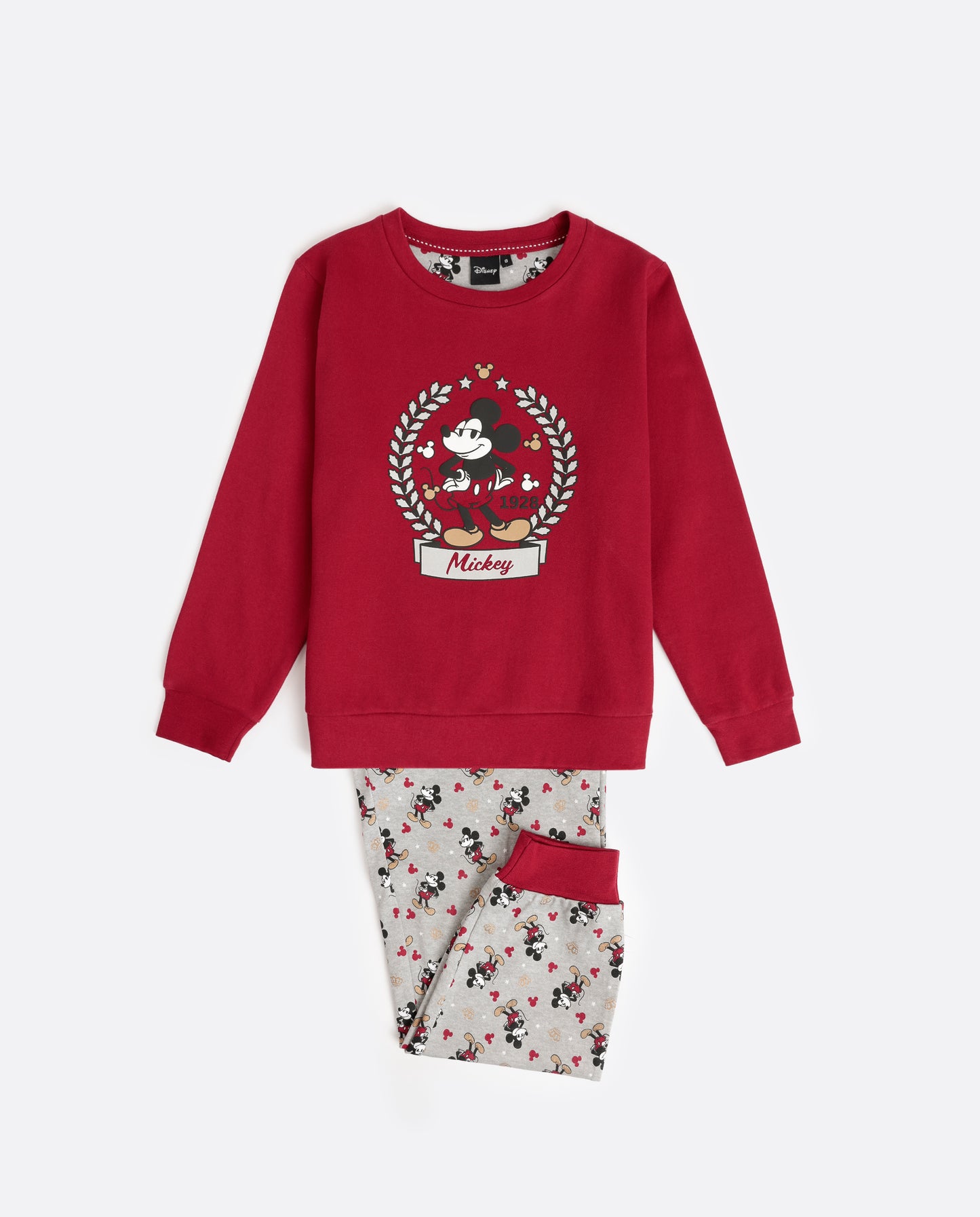 Pijama Manga Larga King Mickey para Niño
