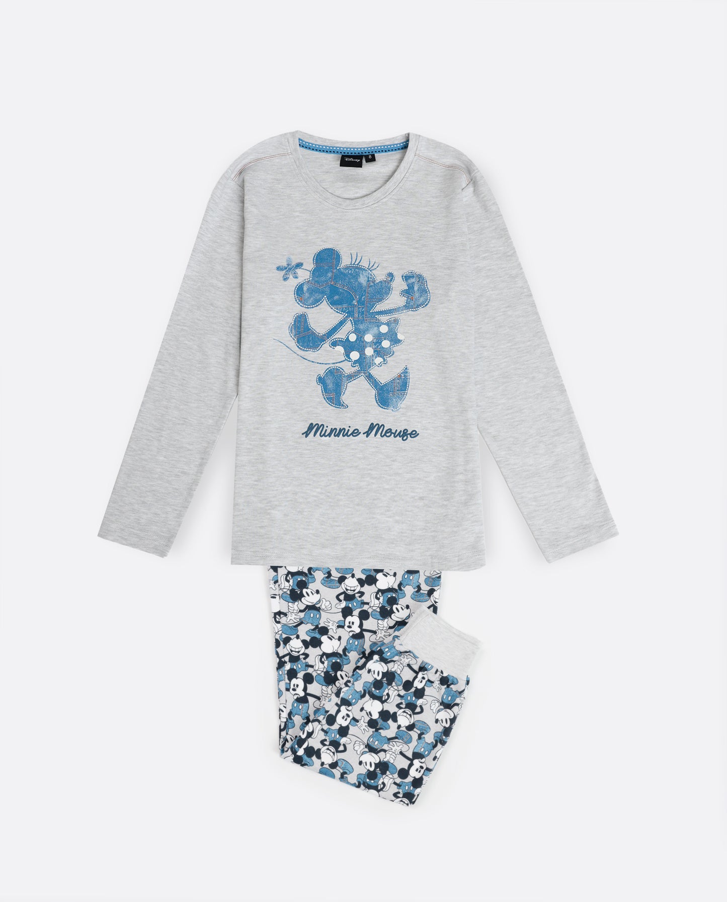Mickey Jeans Long Sleeve Pyjamas for Girls