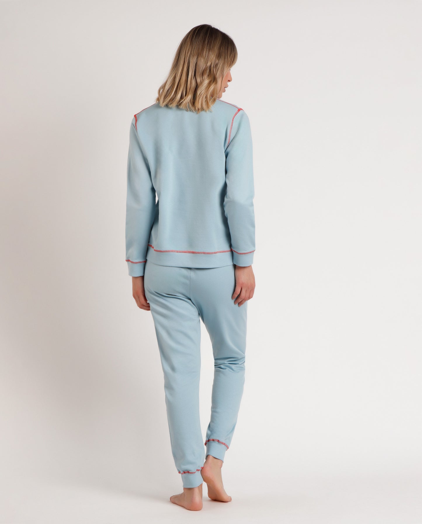 Pijama Manga Larga Felpa Winter Club para Mujer