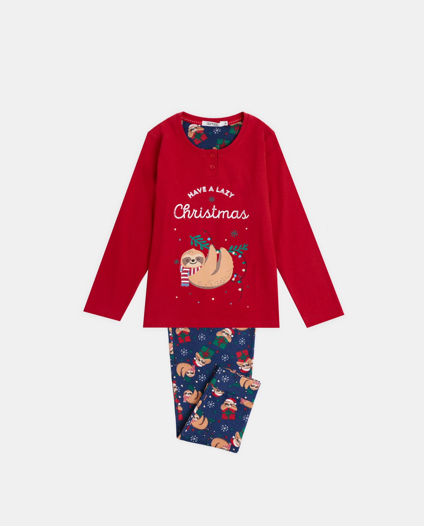 Pijama Manga Larga Have a Lazy Christmas para Niño