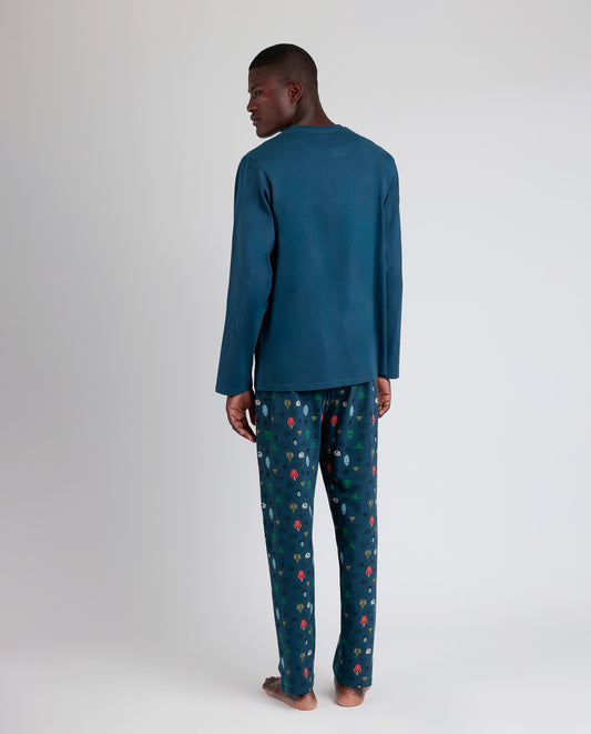 Pijama Manga Larga Alien Species para Hombre