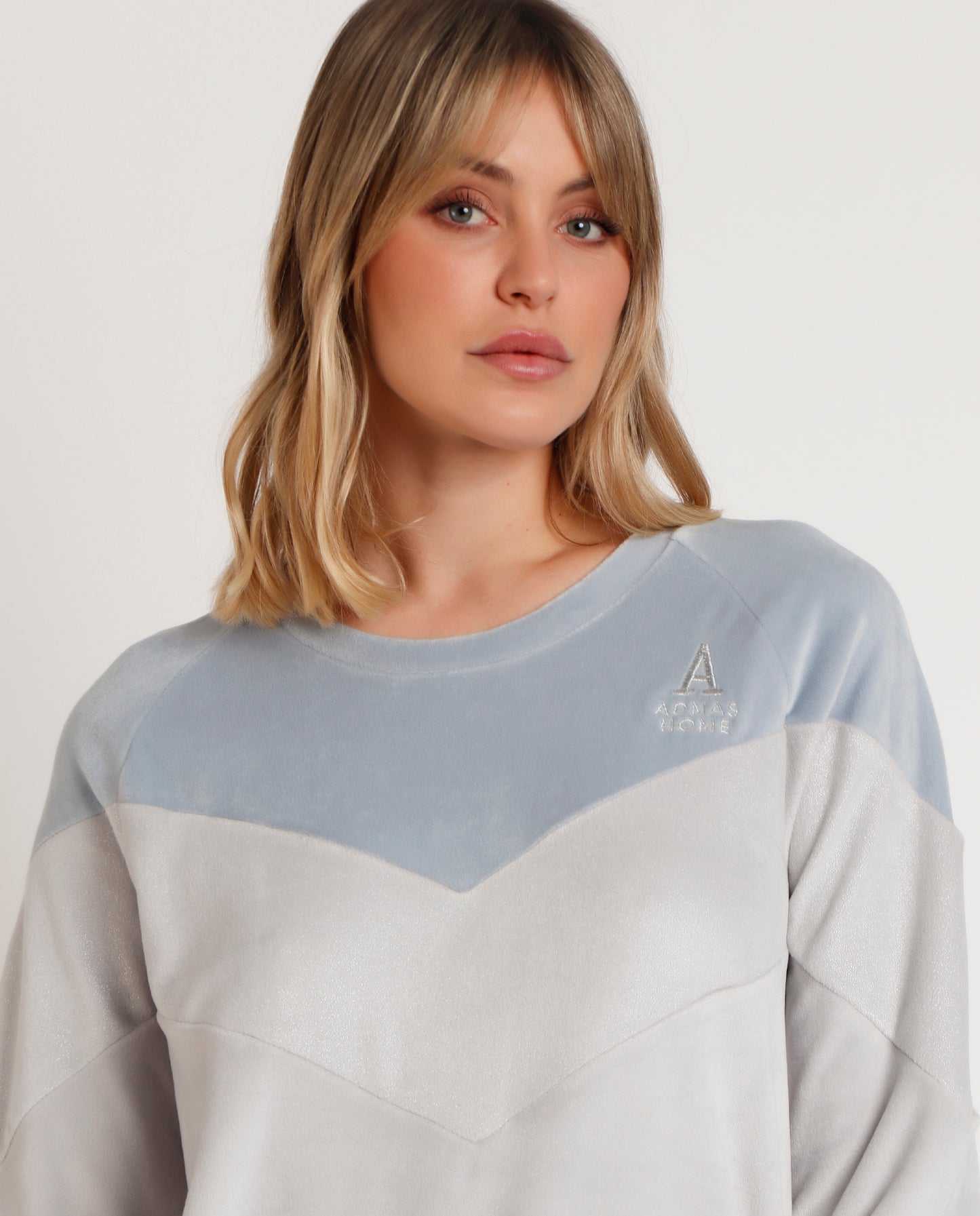 Pijama Manga Larga Velvet Soft para Mujer