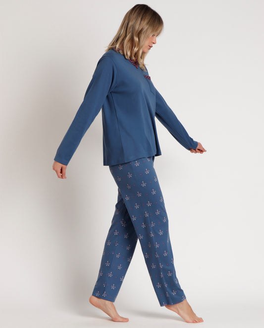 Pijama Manga Larga Let´s Get Lost para Mujer