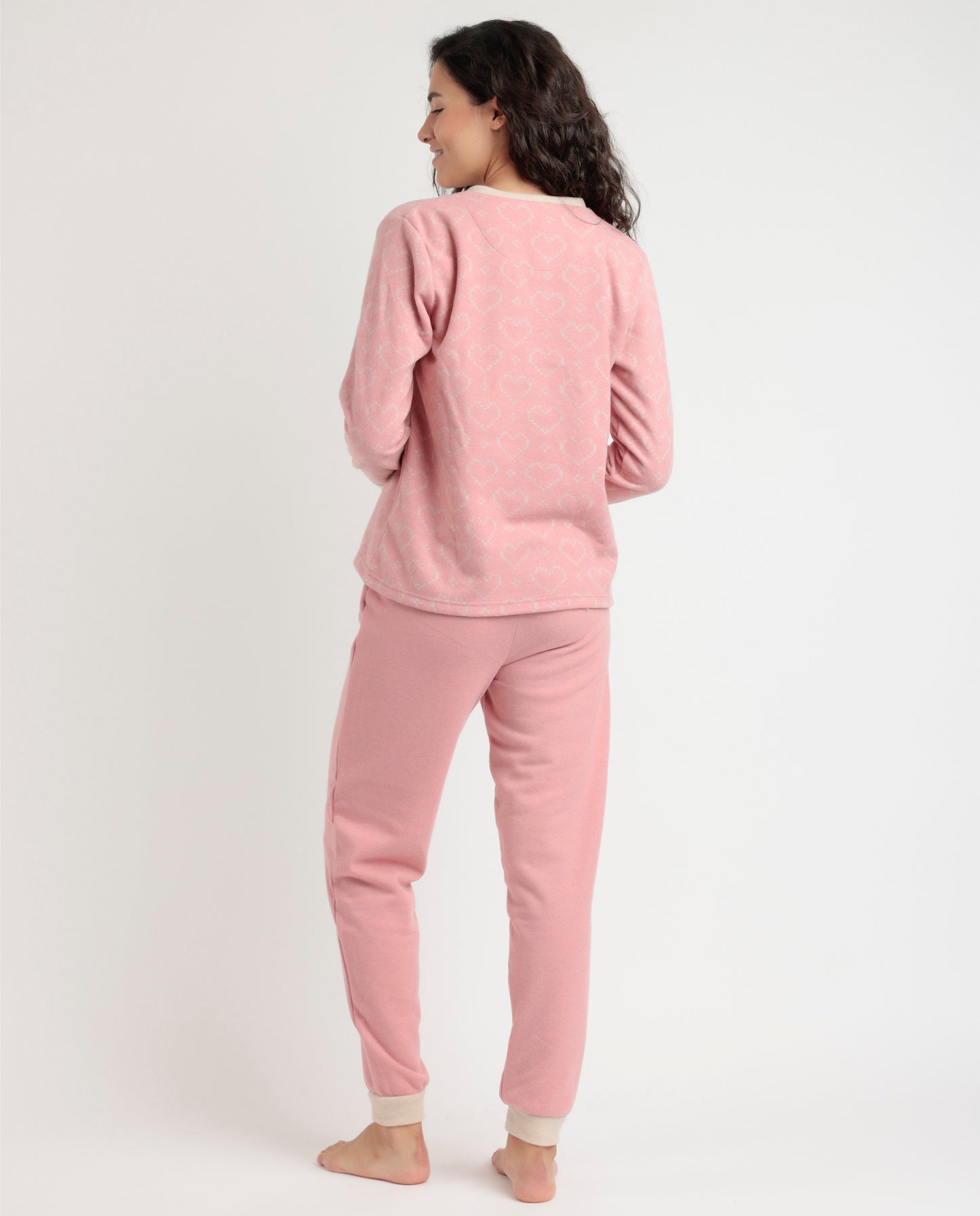 Pijama Manga Larga Tapeta Love To Love para Mujer