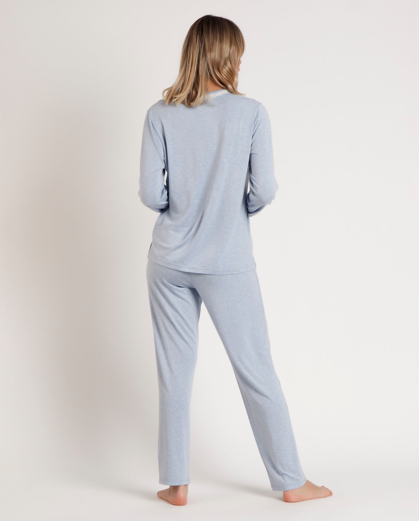 Pijama Manga Larga Tapeta Soft Hearts para Mujer