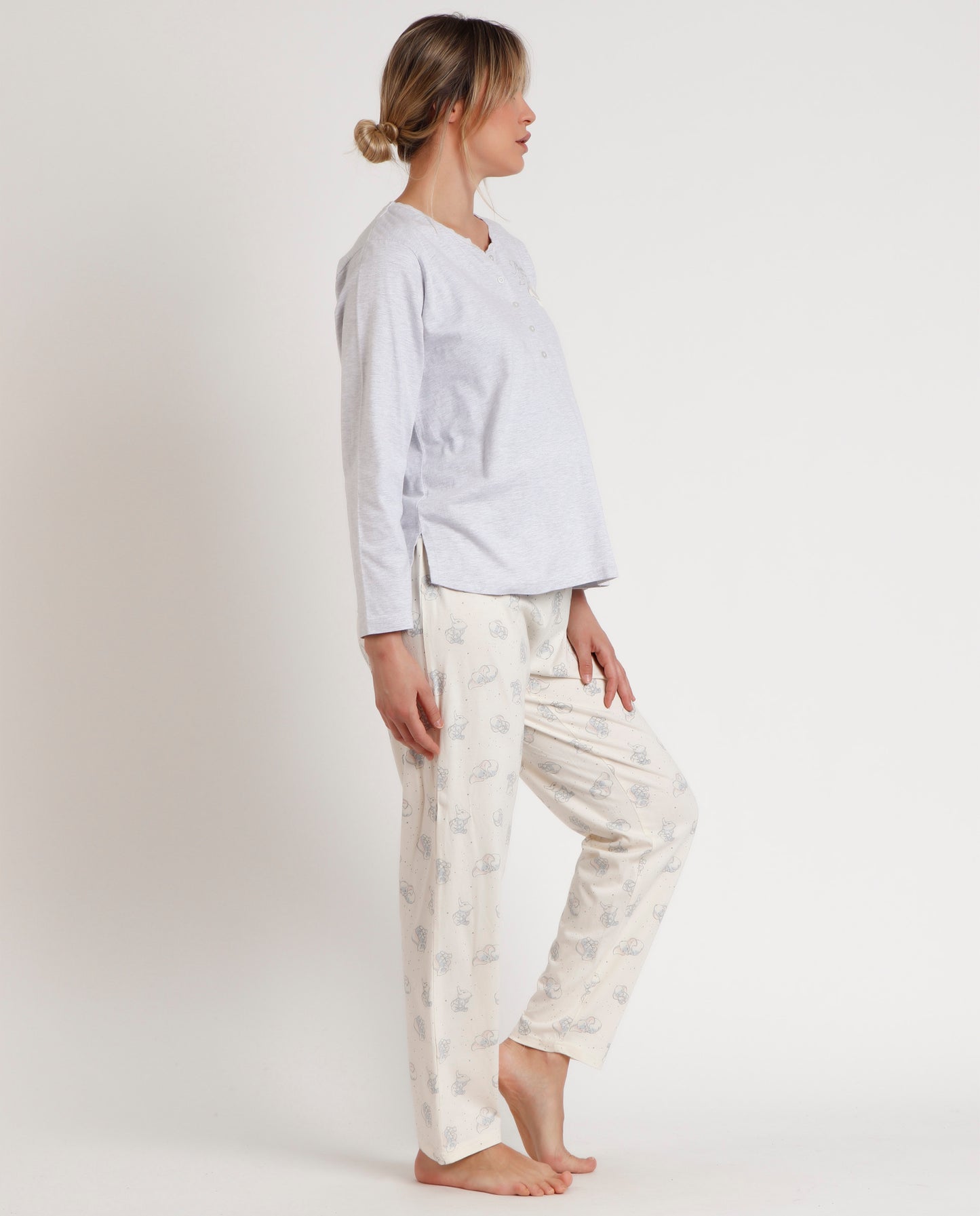 Pyjama de maternité Dumbo Unique Mum à manches longues pour femmes