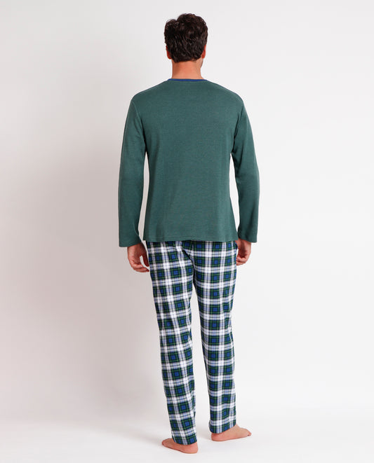 Pijama Manga Larga Born To Ride para Hombre