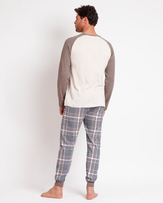Pijama Manga Larga Boston para Hombre