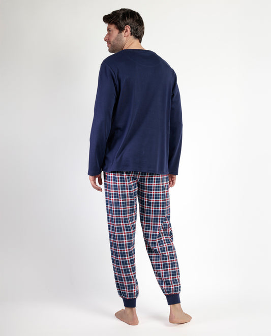 Pijama Manga Larga Tapeta Let It Snow para Hombre