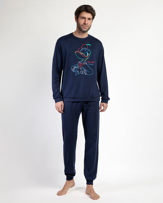 Pijama Manga Larga Donald Ok para Hombre