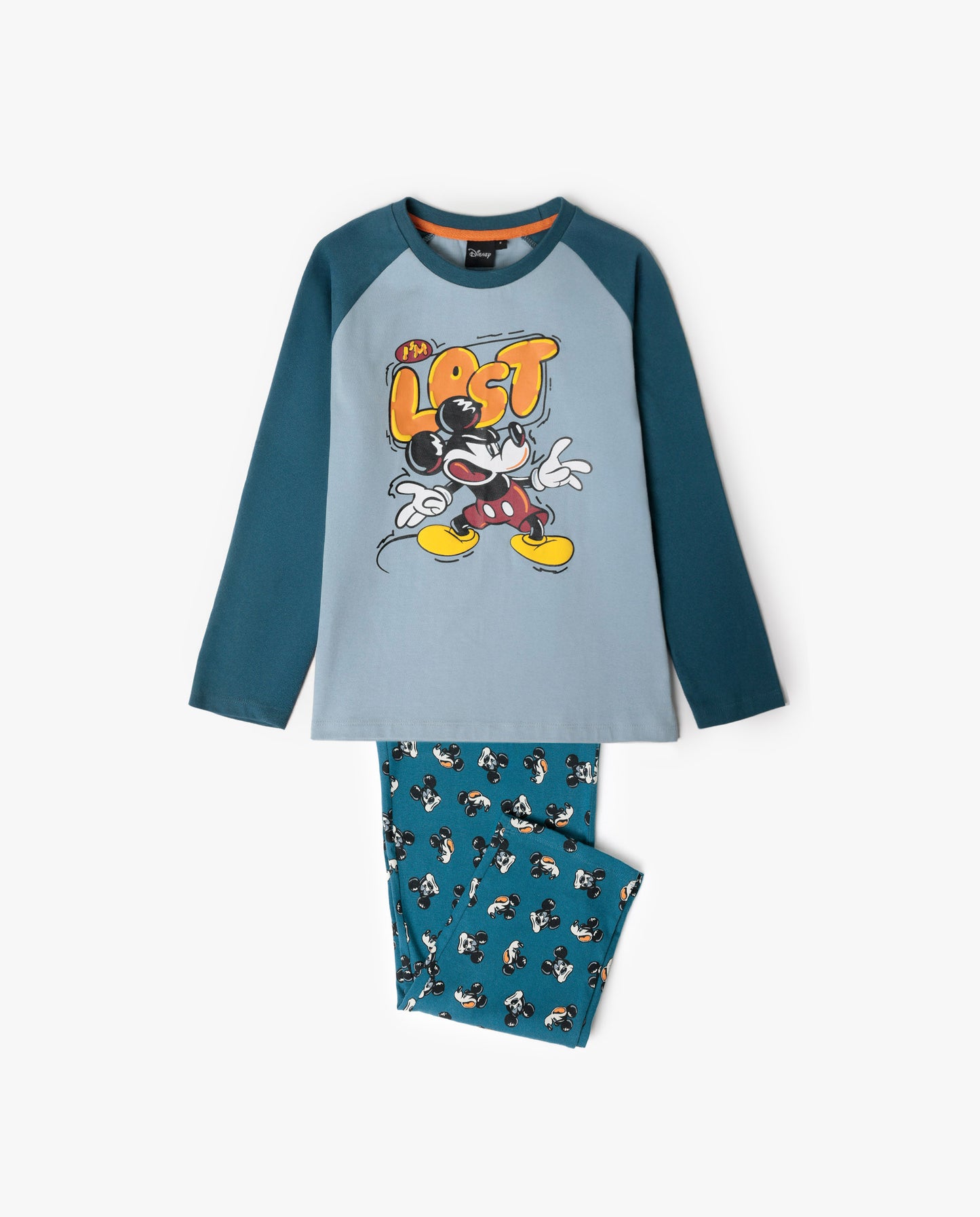 Pijama Manga Larga Lost Mickey para Niño