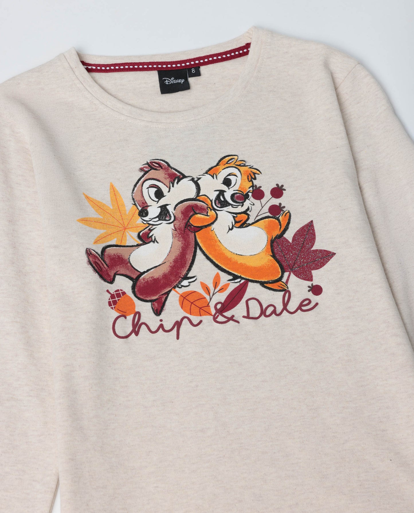 Pyjama à manches longues Chip et Dale pour filles
