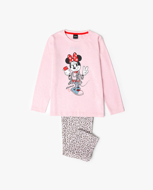 Pijama Manga Larga Minnie Skin para Niña