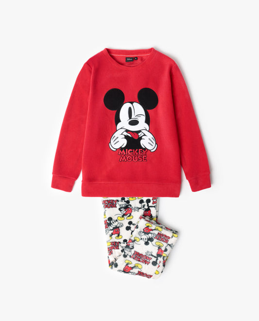 Pijama Manga Larga Calentito Best Mickey para Niña/o