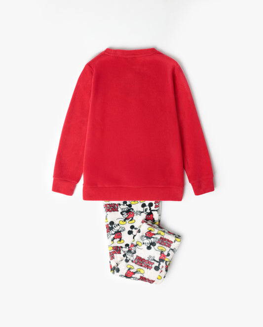 Pijama Manga Larga Calentito Best Mickey para Niña/o