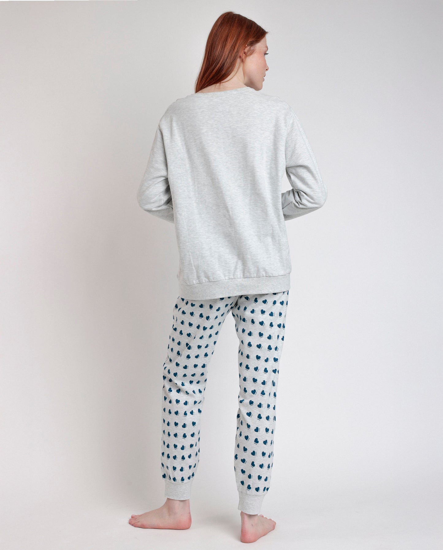 Pijama Manga Larga Felpa You Make Me Love para Mujer