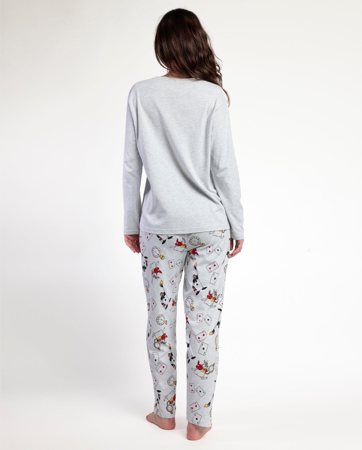 Pyjama à manches longues Alice au pays des merveilles pour femmes