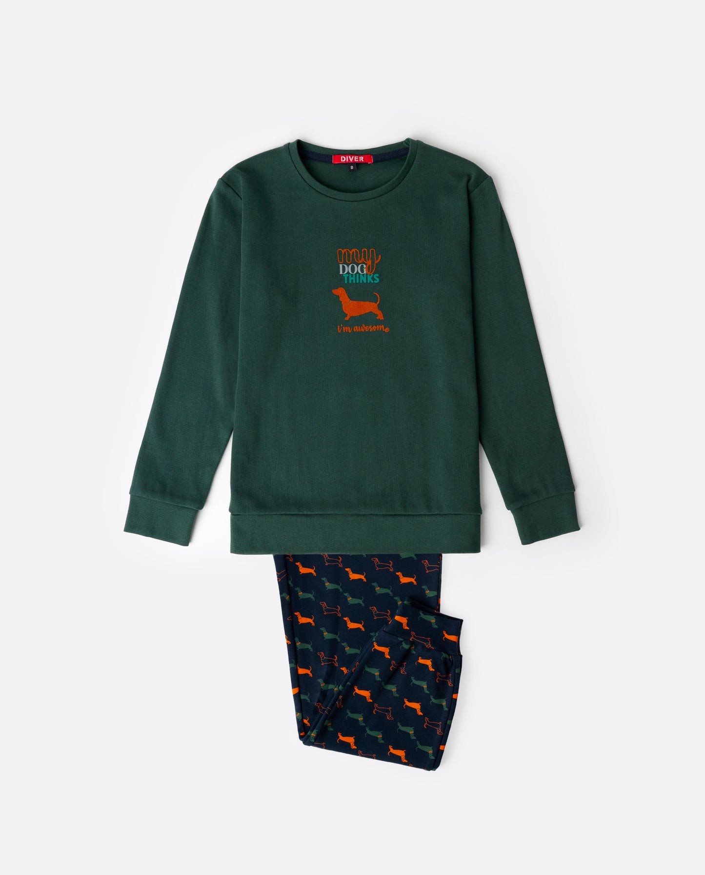 Pijama Manga Larga My Dog para Niño