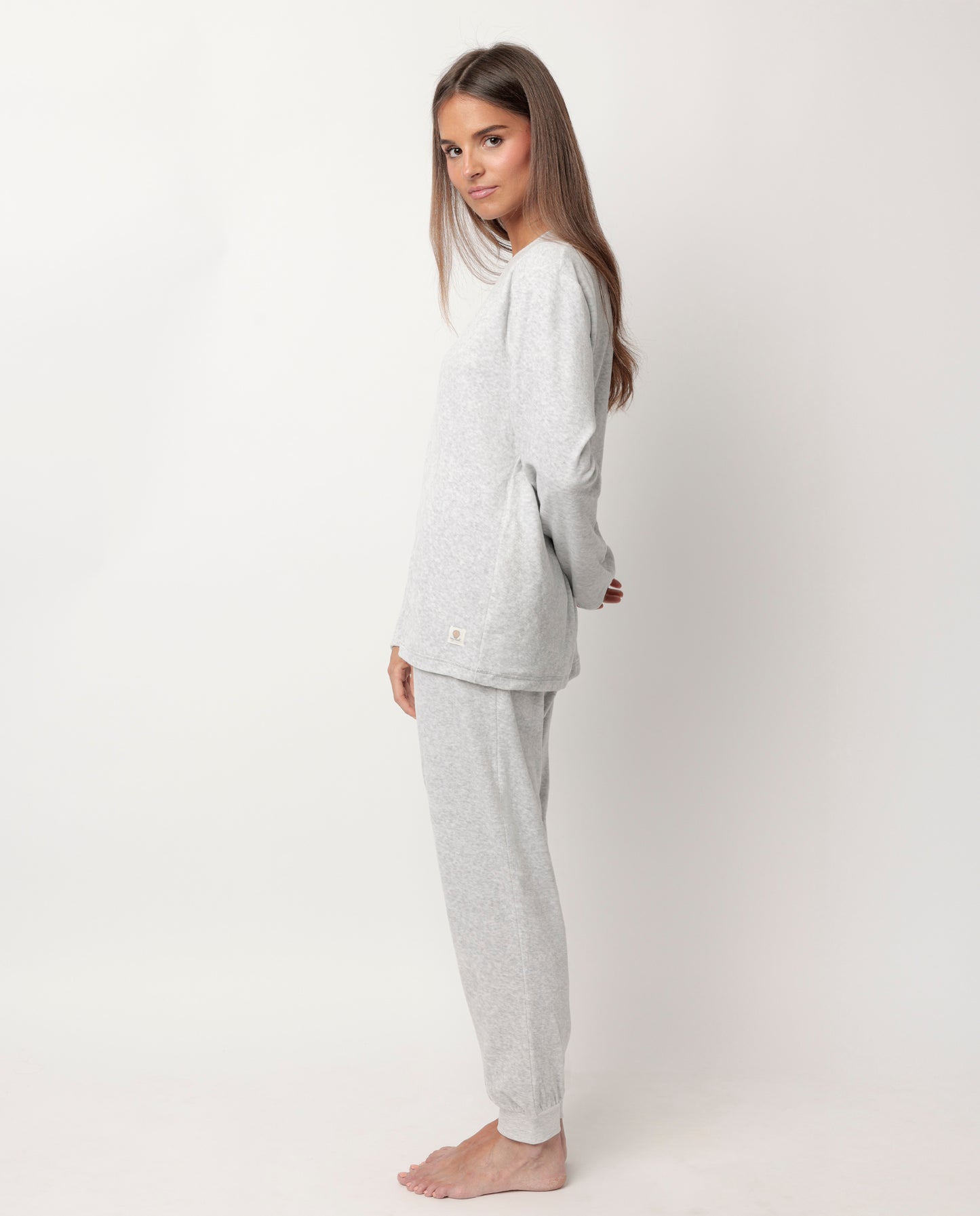 Pijama Manga Larga Velvet Enjoy Every Moment para Mujer