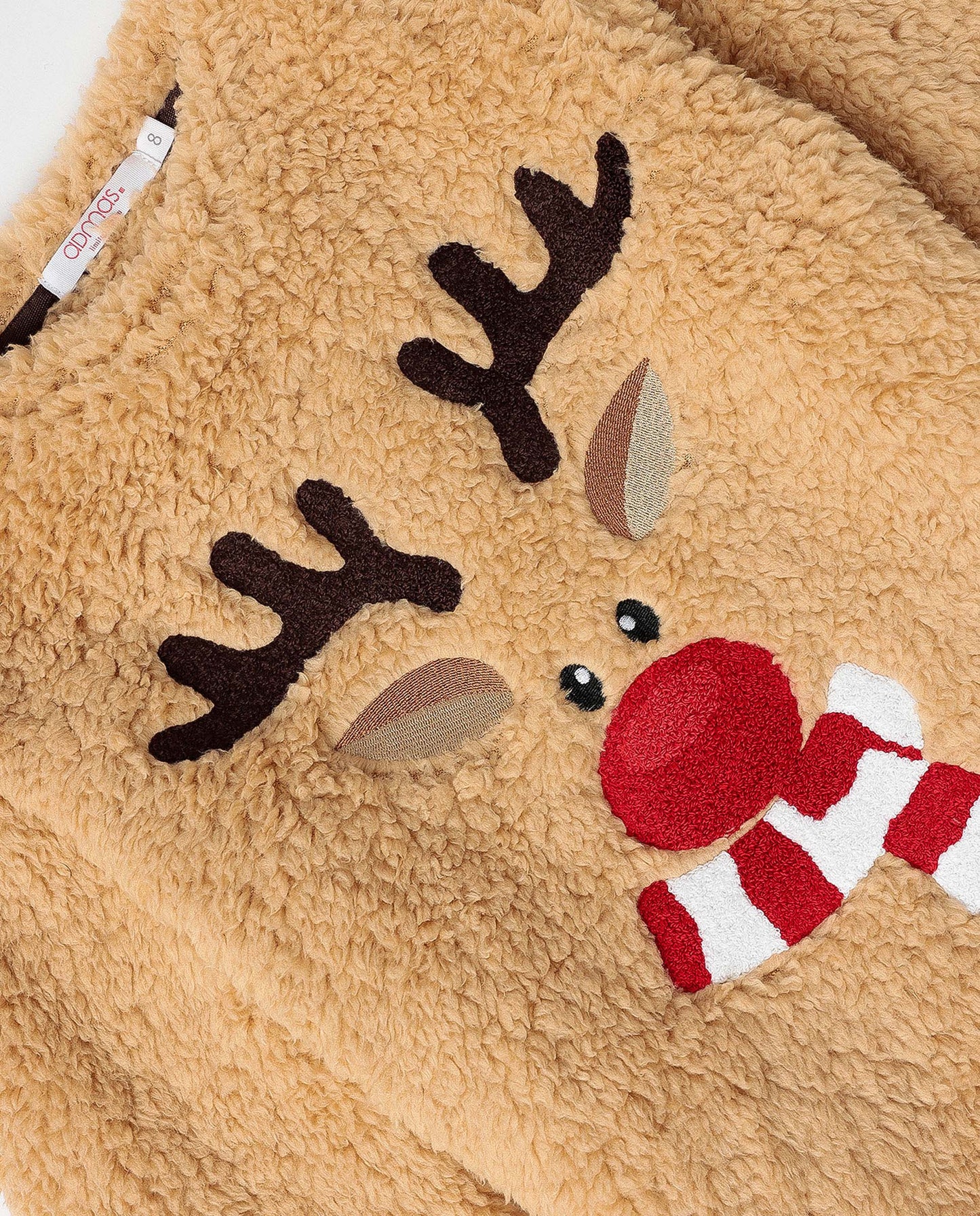 Pijama Manga Larga Calentito Reindeer para Niña