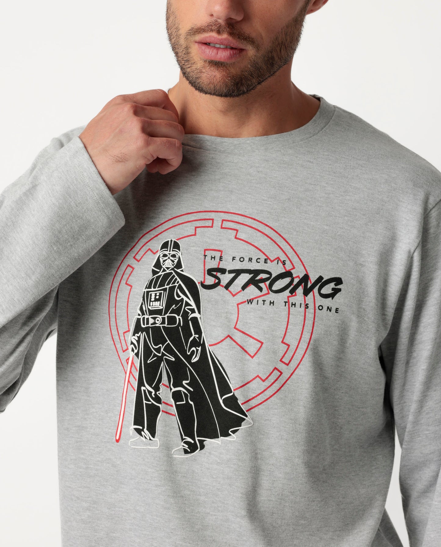 Pijama Manga Larga The Force Is Strong para Hombre