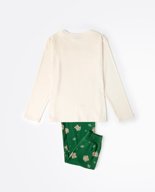 Pijama Manga Larga Grogu Cute para Niña