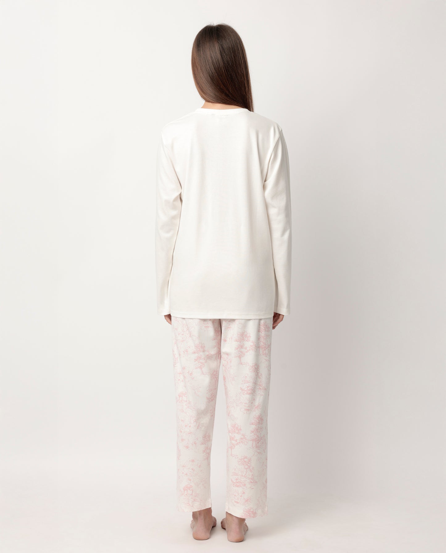 Pijama Manga Larga Toile De Jouy para Mujer