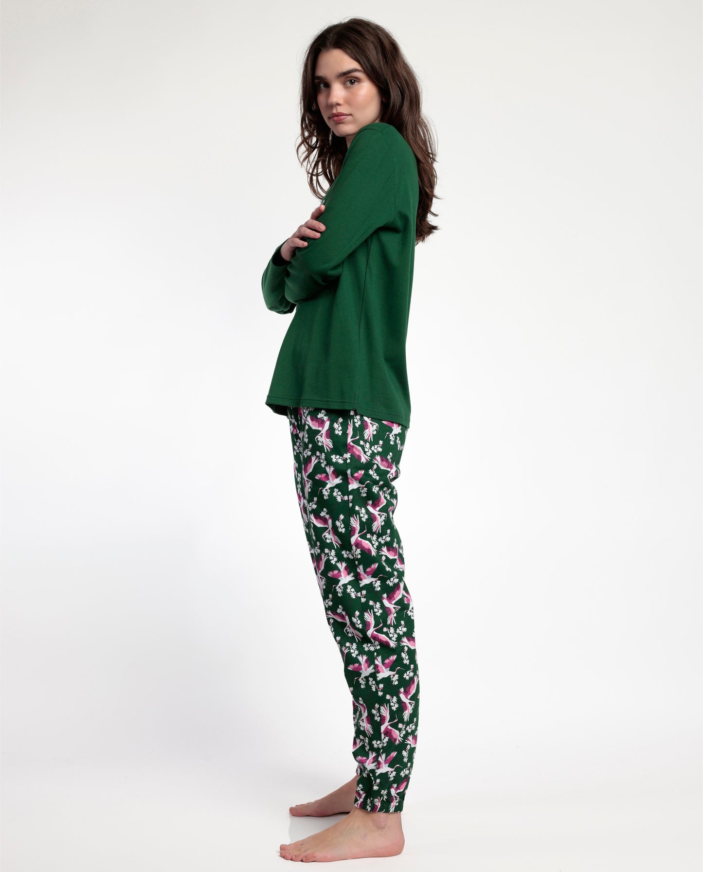 Pijama Manga Larga Wild Nature para Mujer