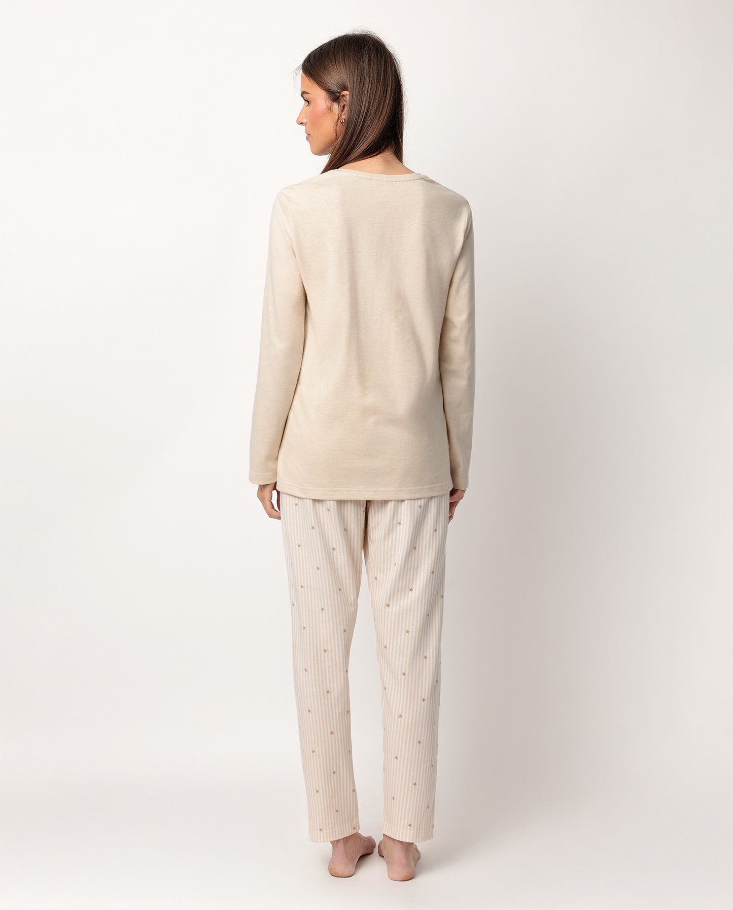 Pijama Manga Larga Tapeta Stripes And Stars para Mujer