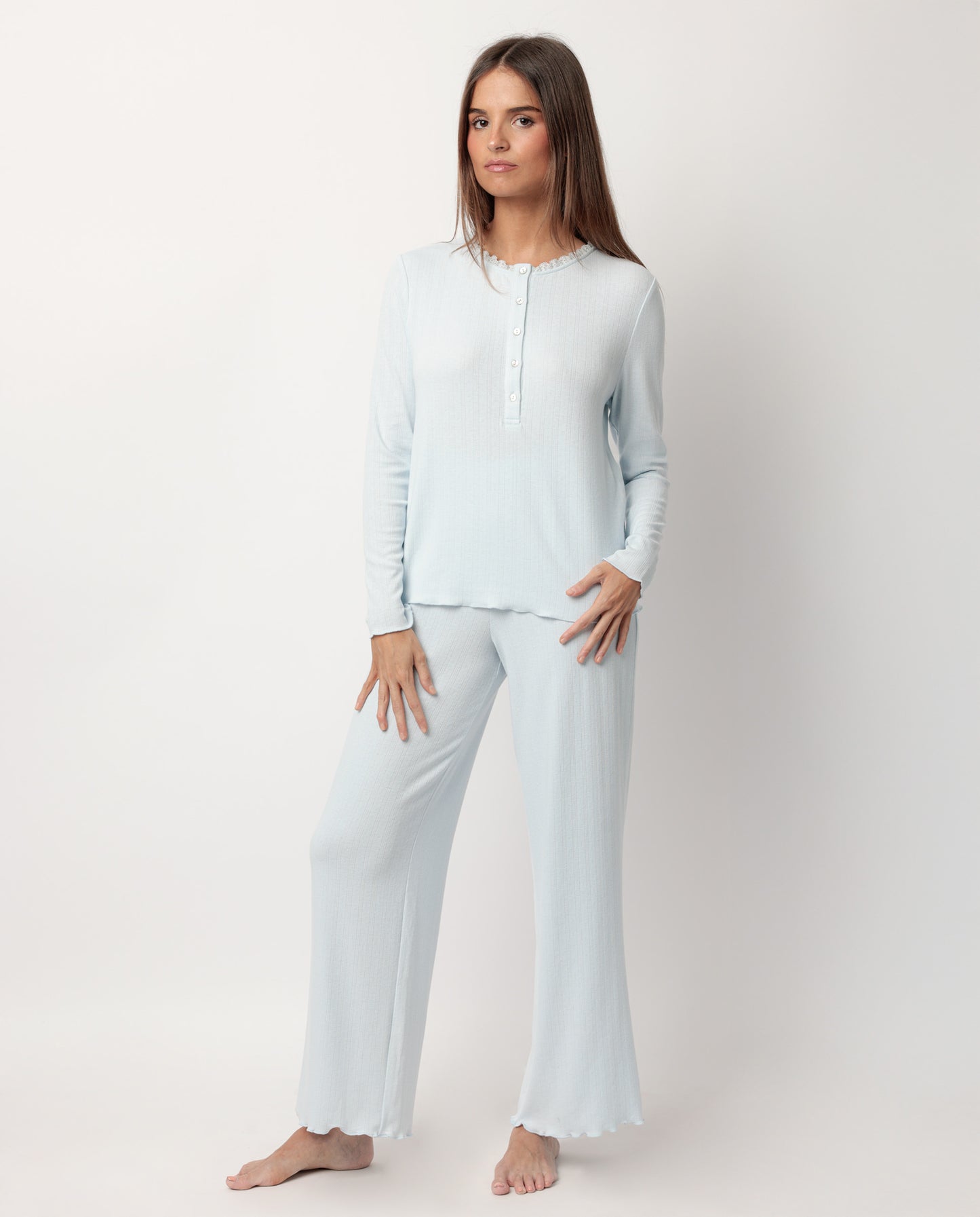 Pijama Manga Larga Tapeta Romantic para Mujer