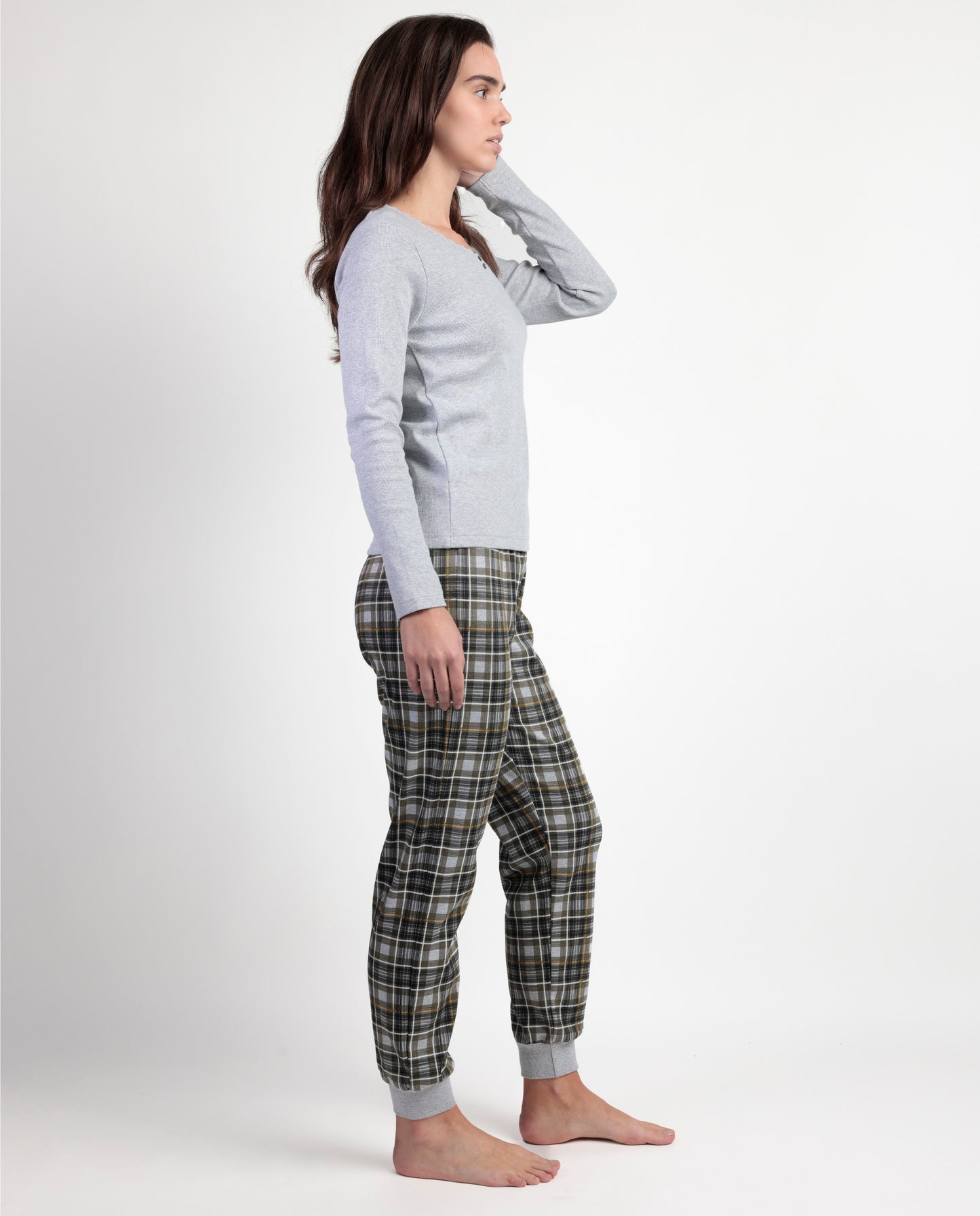 Pijama Manga Larga Never Give Up para Mujer