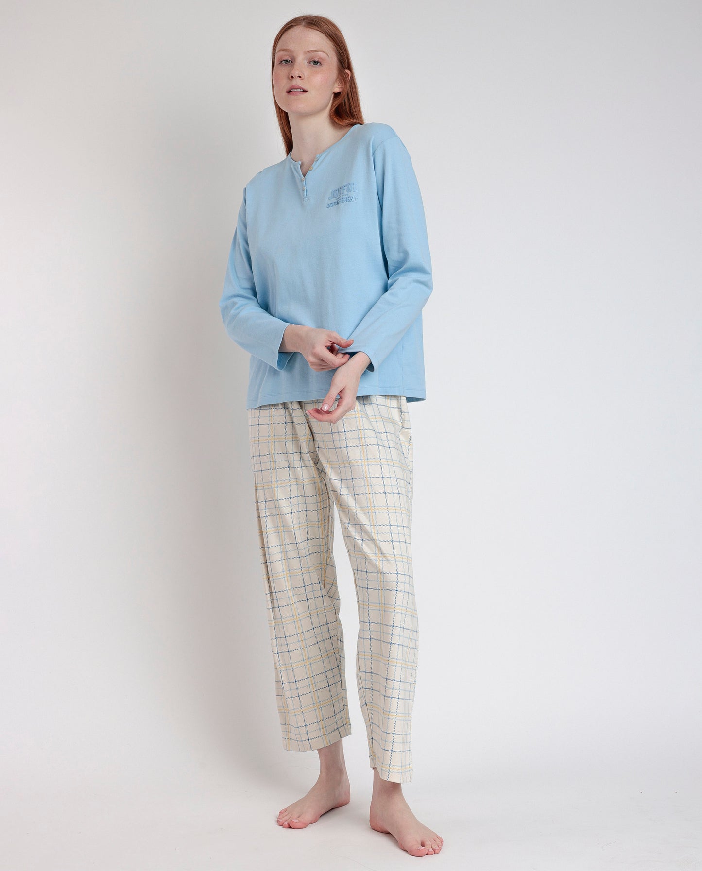 Pijama Manga Larga Tapeta Joyful Department para Mujer