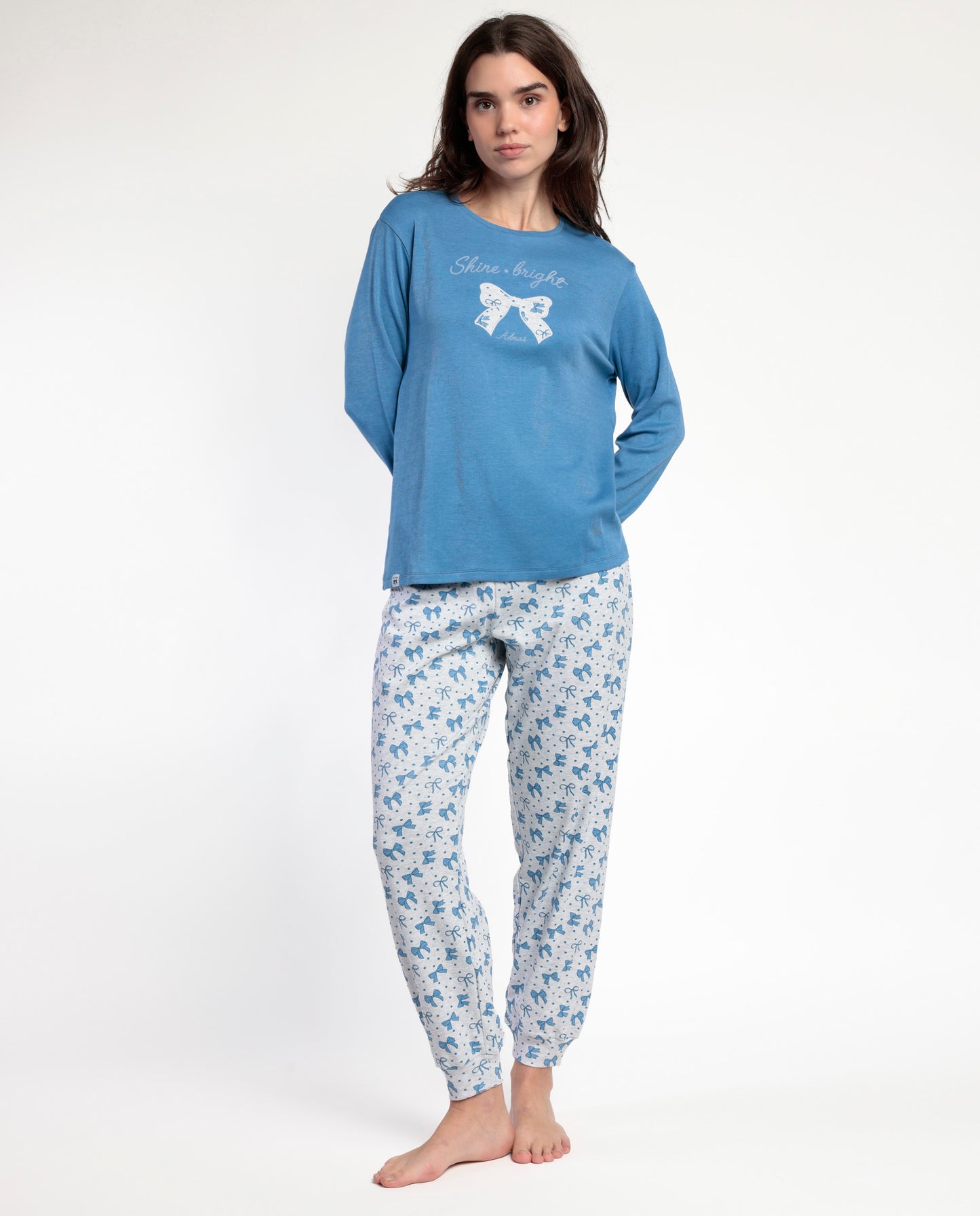 Pijama Manga Larga Coquette para Mujer